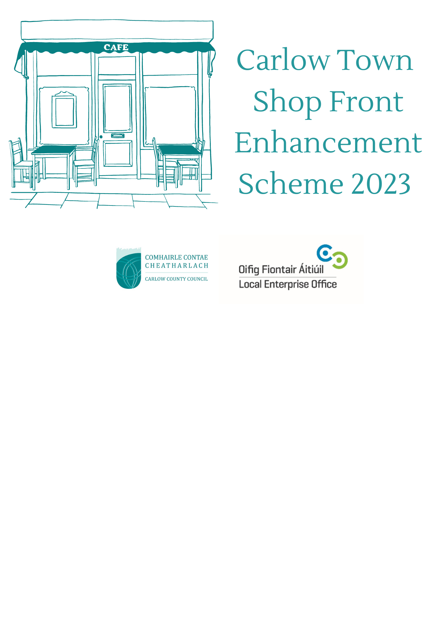 Carlow County Council’s Shop Front Enhancement Scheme 2023 for Carlow Town Launched