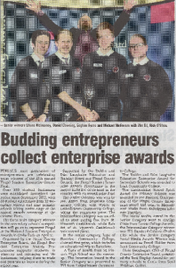 Budding entrepreneurs collect enterprise awards front page preview
                  