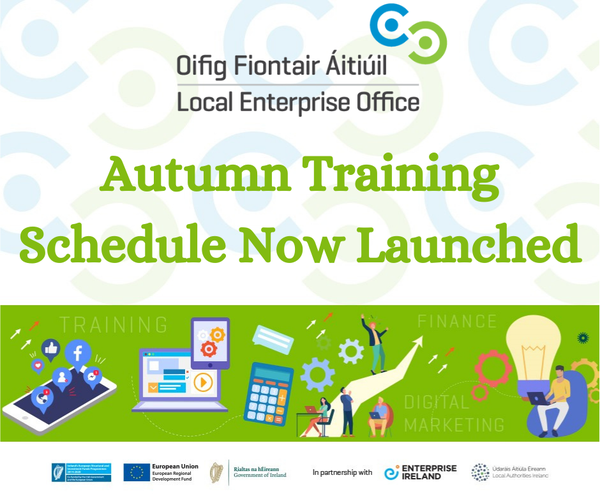 Local Enterprise Office Kilkenny launches Autumn Training Schedule 2021 
