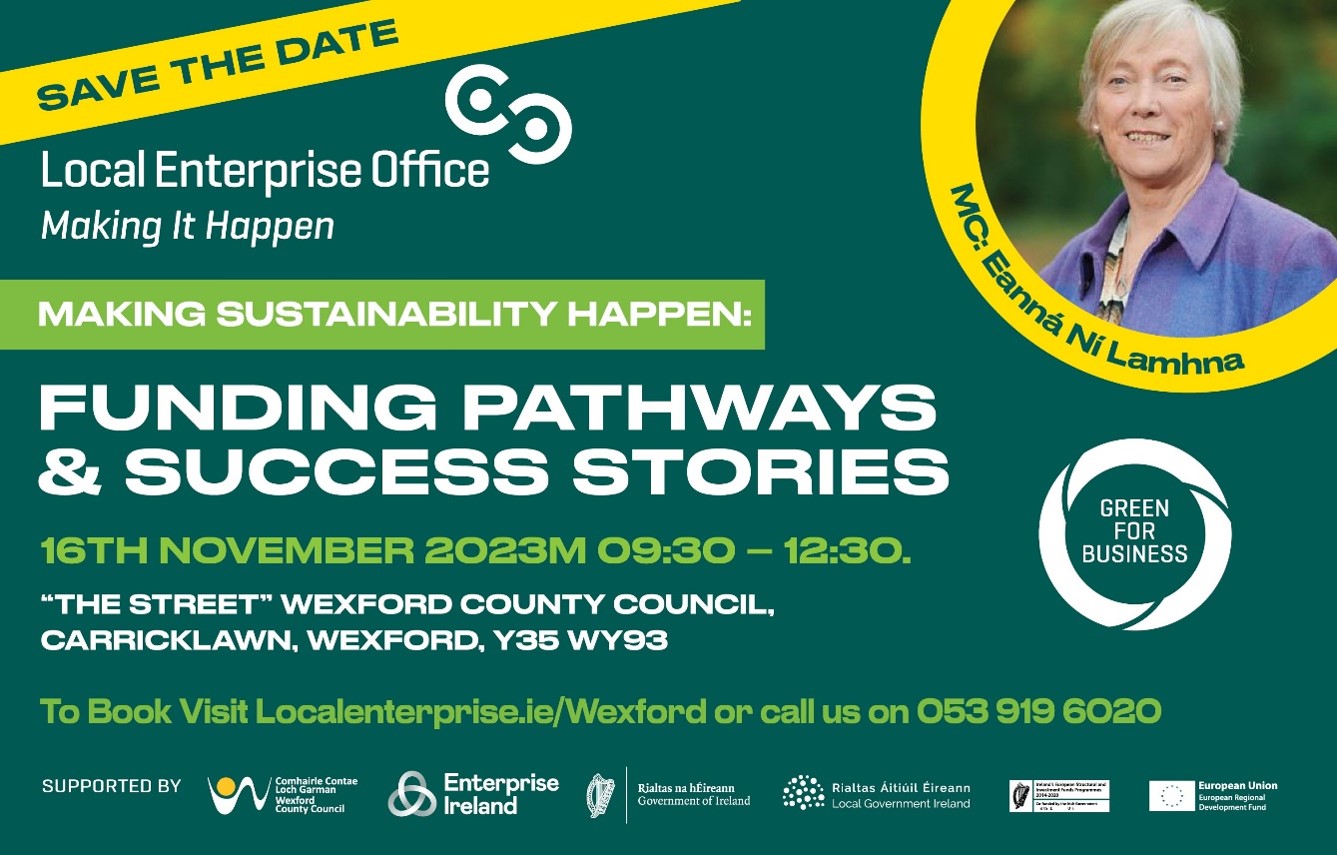 "Making Sustainability Happen: Funding Pathways and Success Stories"