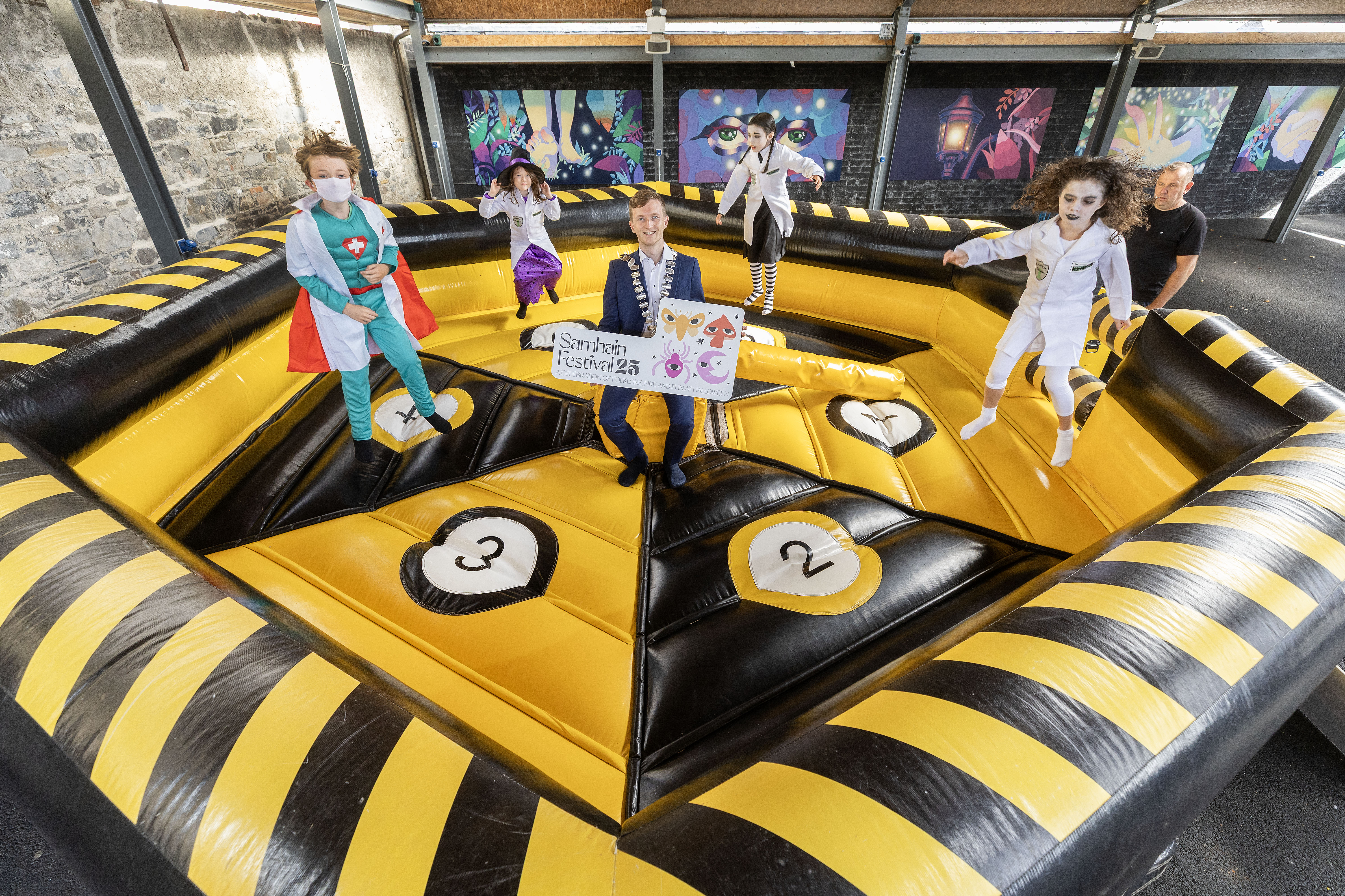 Halloween Mayhem Arena Brings Spooky Fun and Bounce to The Exchange During Samhain Festival 2025