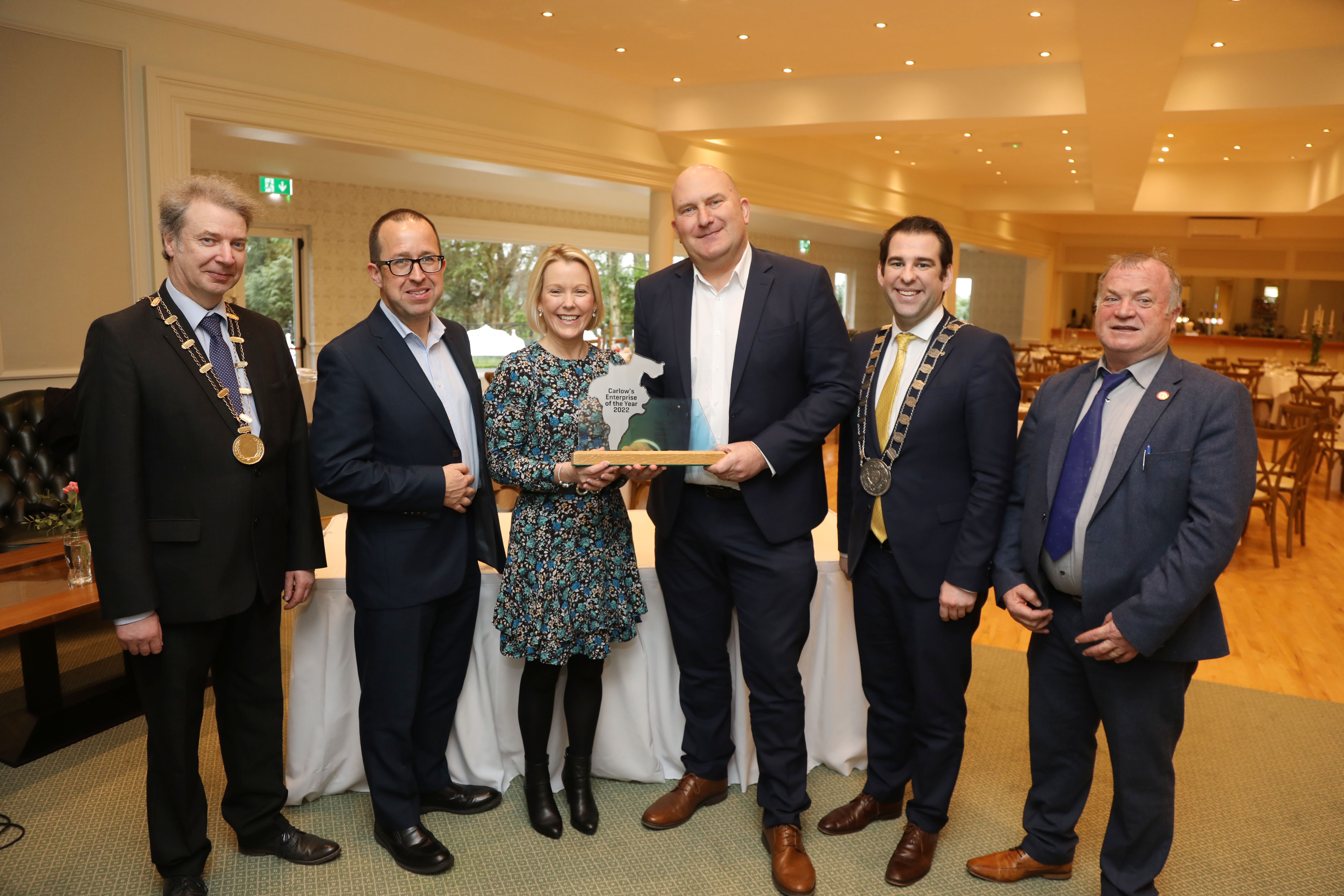  CARLOW ENTERPRISE AWARDS CEREMONY HELD Feedalpha to Represent Carlow at National Enterprise Awards