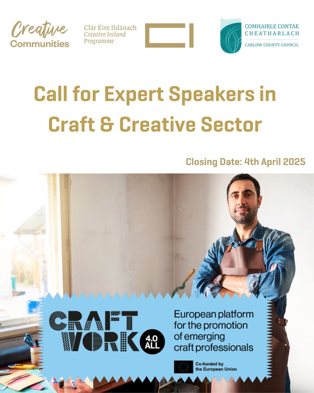 Call for Speakers: Creative Ireland / Craft Works 4.0 - Creative Horizons Series: Turning Passion into Prosperity – Call for Speakers: Creative Ireland / Craft Works 4.0 - Creative Horizons Series: Turning Passion into Prosperity –