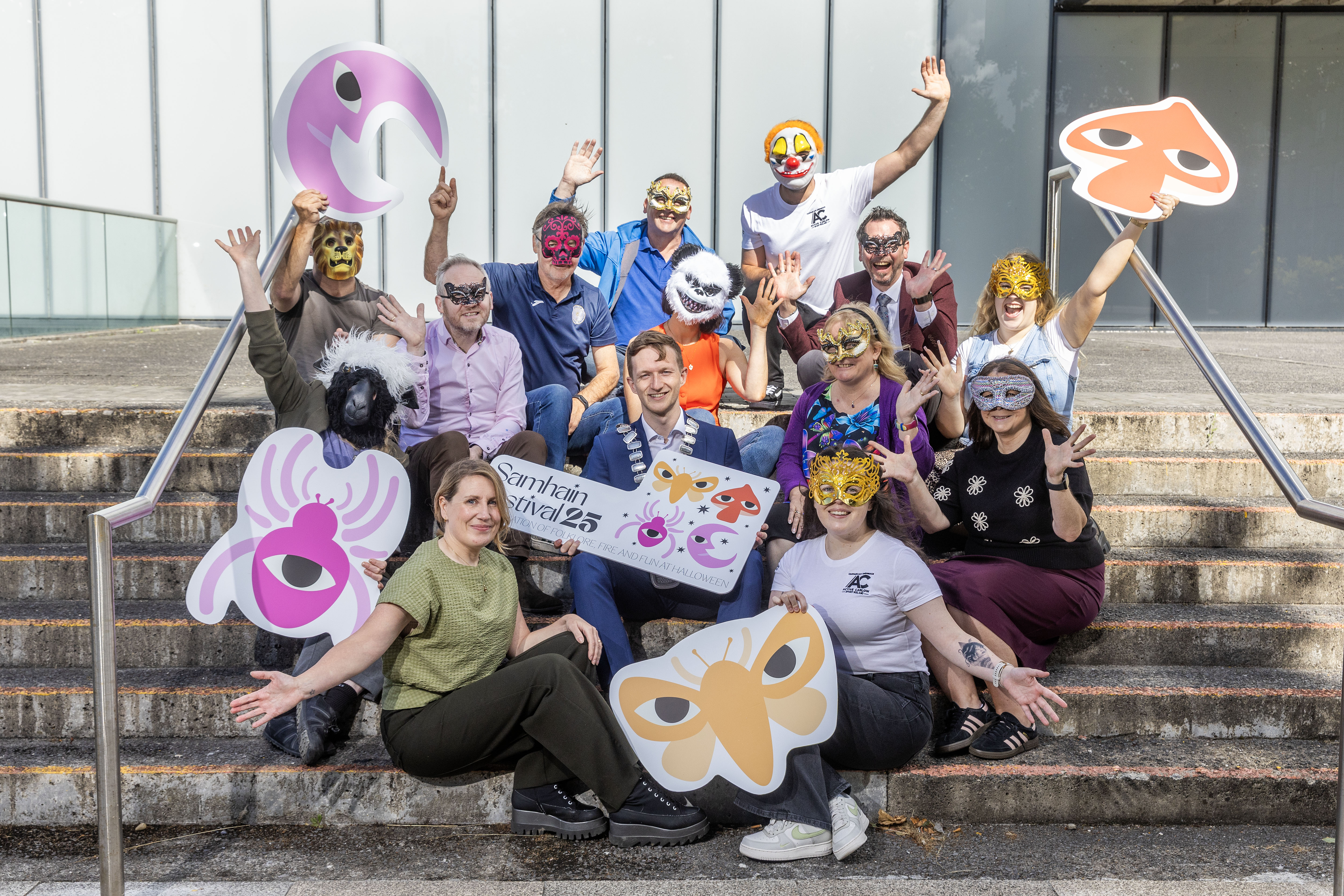 Cllr.Pender with Samhain Festival 2025 Partners Cllr.Pender with Samhain Festival 2025 Partners