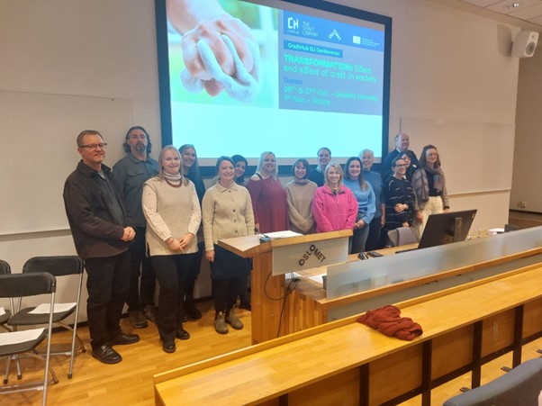 Carlow Creatives travel to Oslo closing conference of the Craft Hub project 2. 