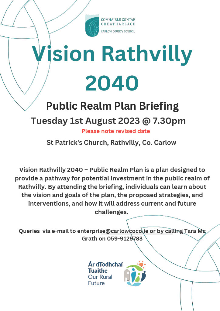 Vision Rathvilly 2040 - Change of Date Public Briefing 