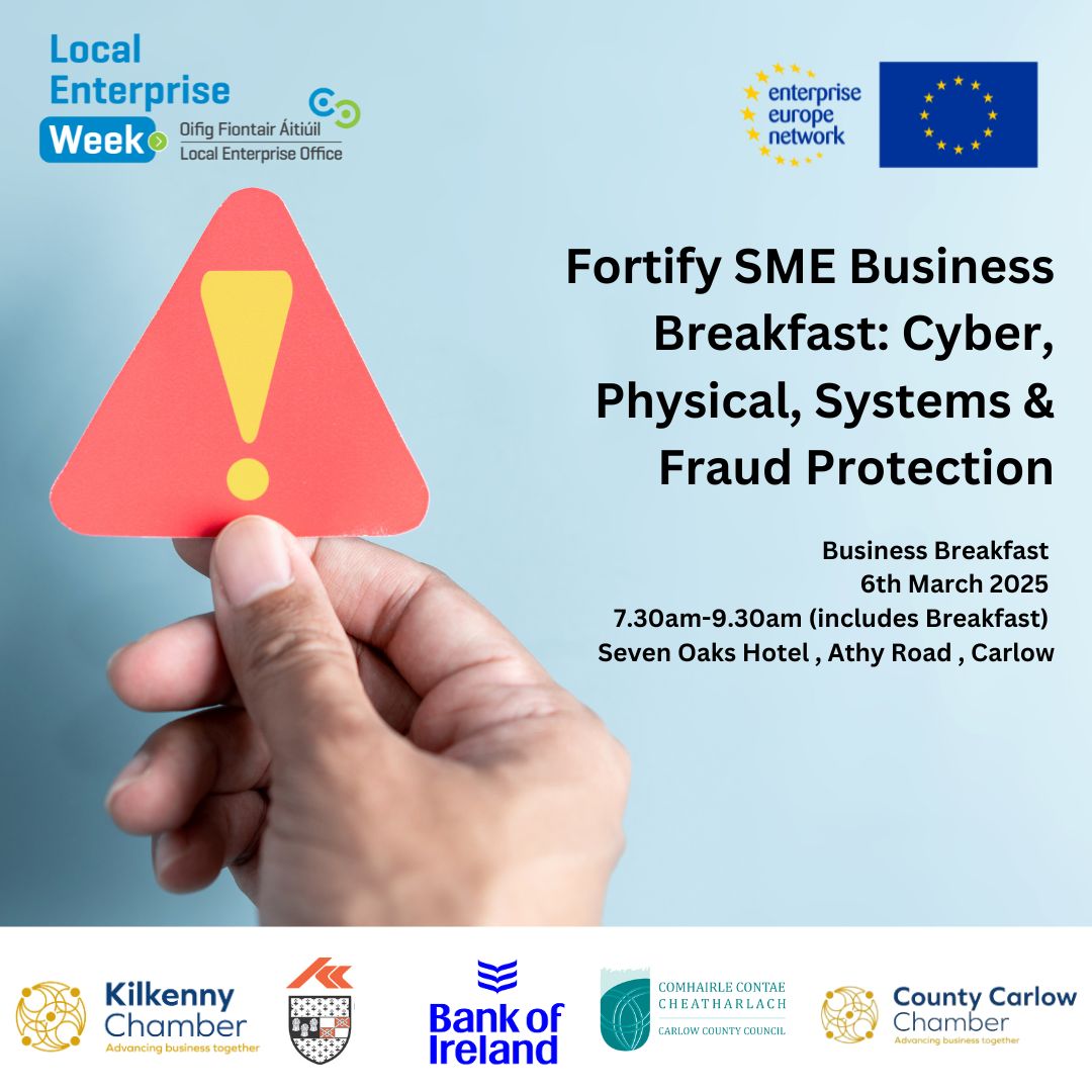 Fortify SME Business Breakfast: Cyber, Physical, Systems & Fraud Protection