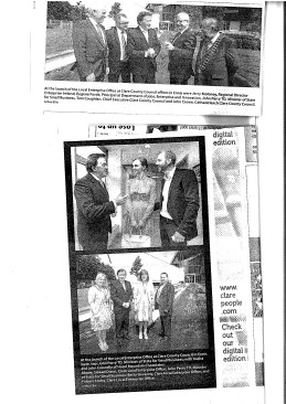 Launch of LEO Clare in Clare People Newspaper