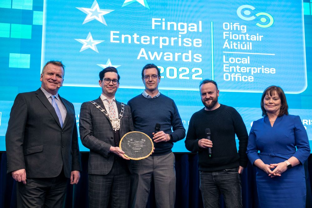 Dan O’Brien and John Paul Prior from Farmony Fingal Enterprise Awards