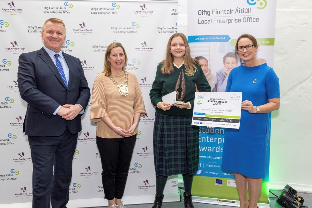 Student Enterprise Awards Fingal - Junior Winner