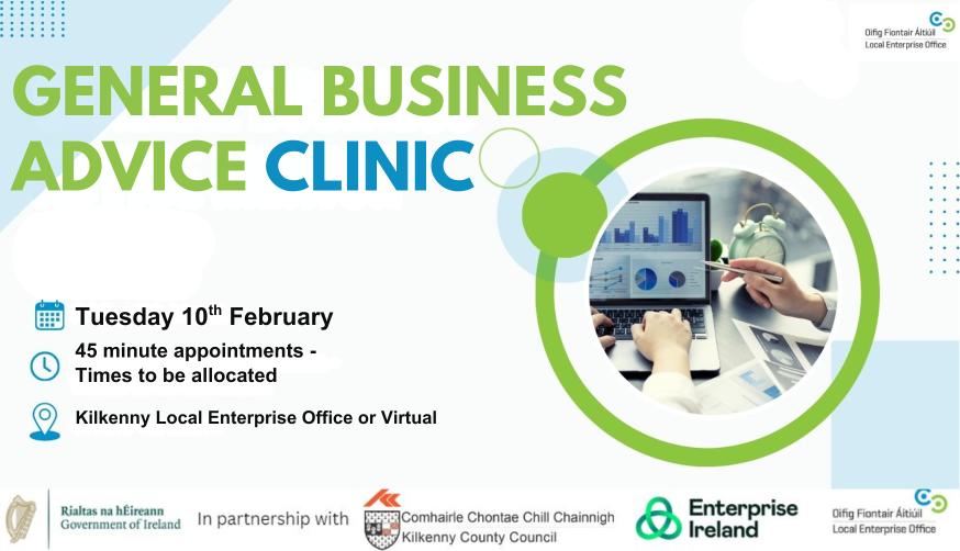 General Business Advice Clinic one to one Appointments - 10th February