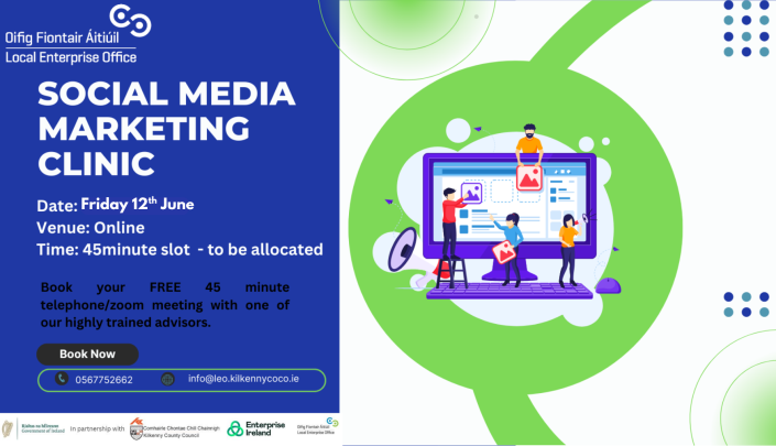 Social Media Marketing Clinic - One to One Appointments - 12th June