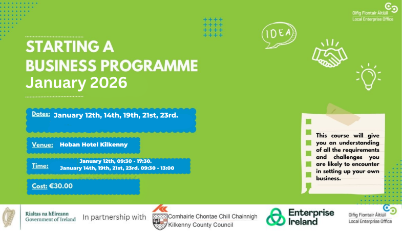 Starting a Business Programme January 2026