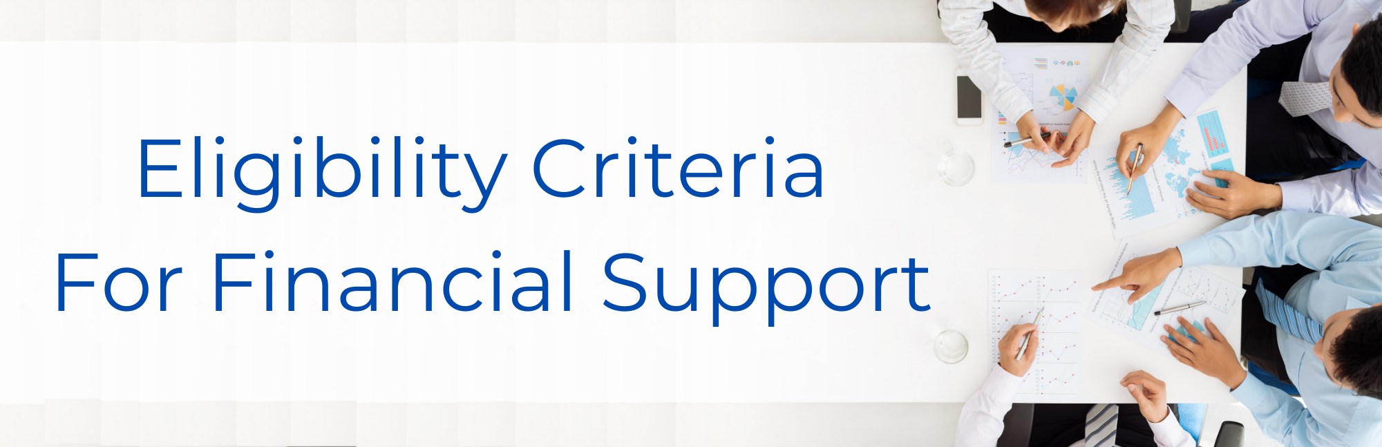 Eligibilty Criteria for Financial Support Header