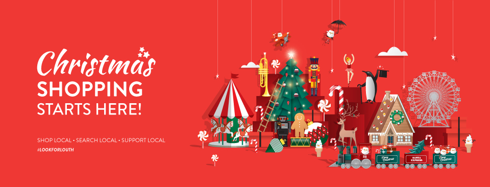 Christmas Banner Shop Local Christmas Banner Shop Local