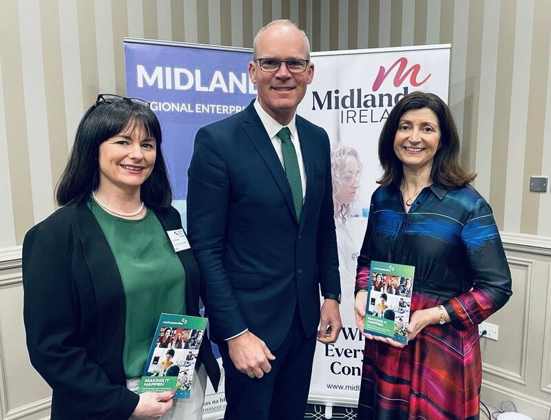 Minister Coveney with OM and LM Building Better Business