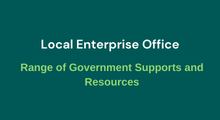 Local Enterprise Office - Range of Government Supports and Resources
