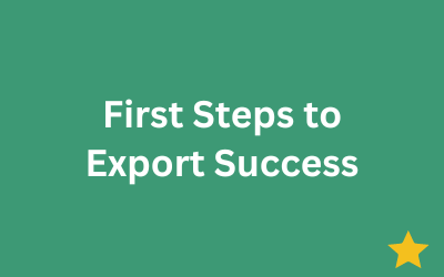 First Steps to Export Success