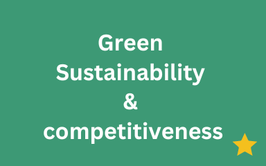 Green 10 ways to address sustainability and Drive Competitiveness