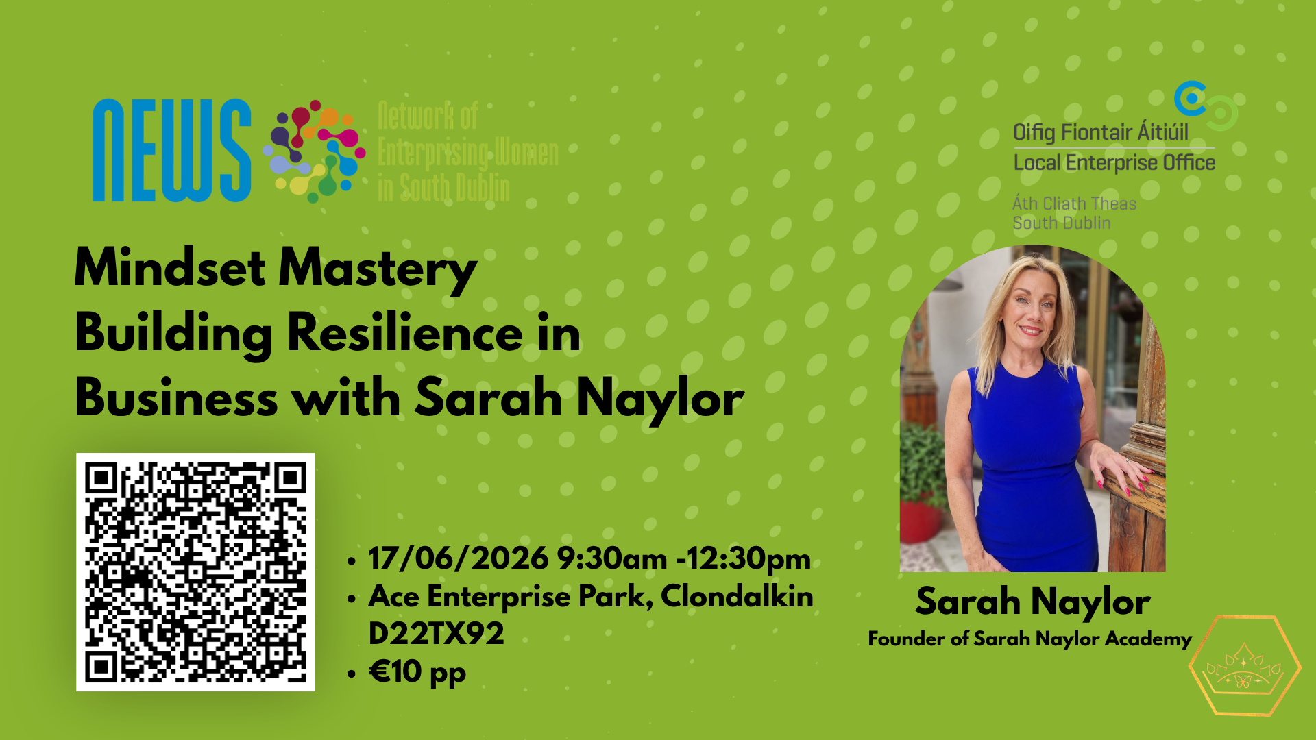 updatedSarah-Naylor-holding-page-and-QR-code-(2)