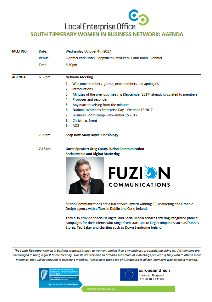 Women in Business Agenda