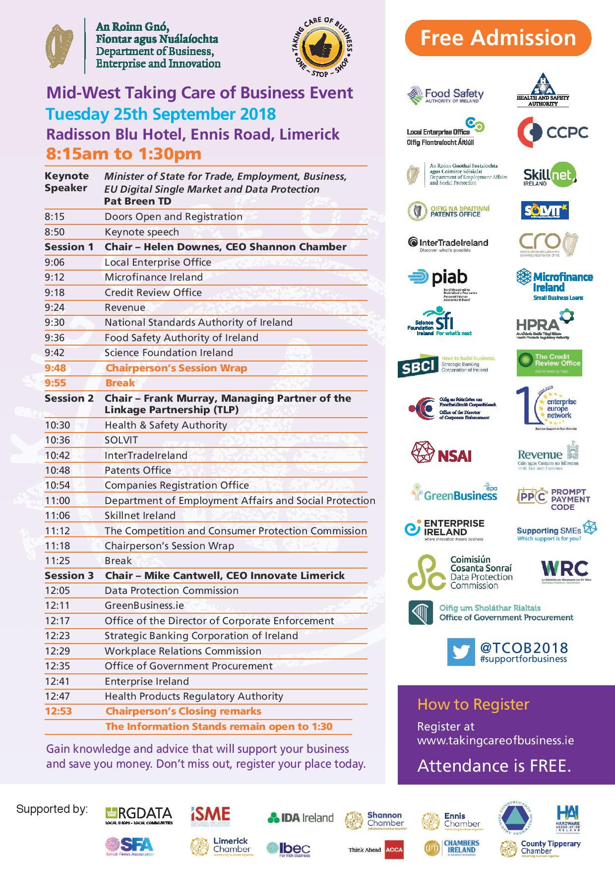 Taking care of business event- 02