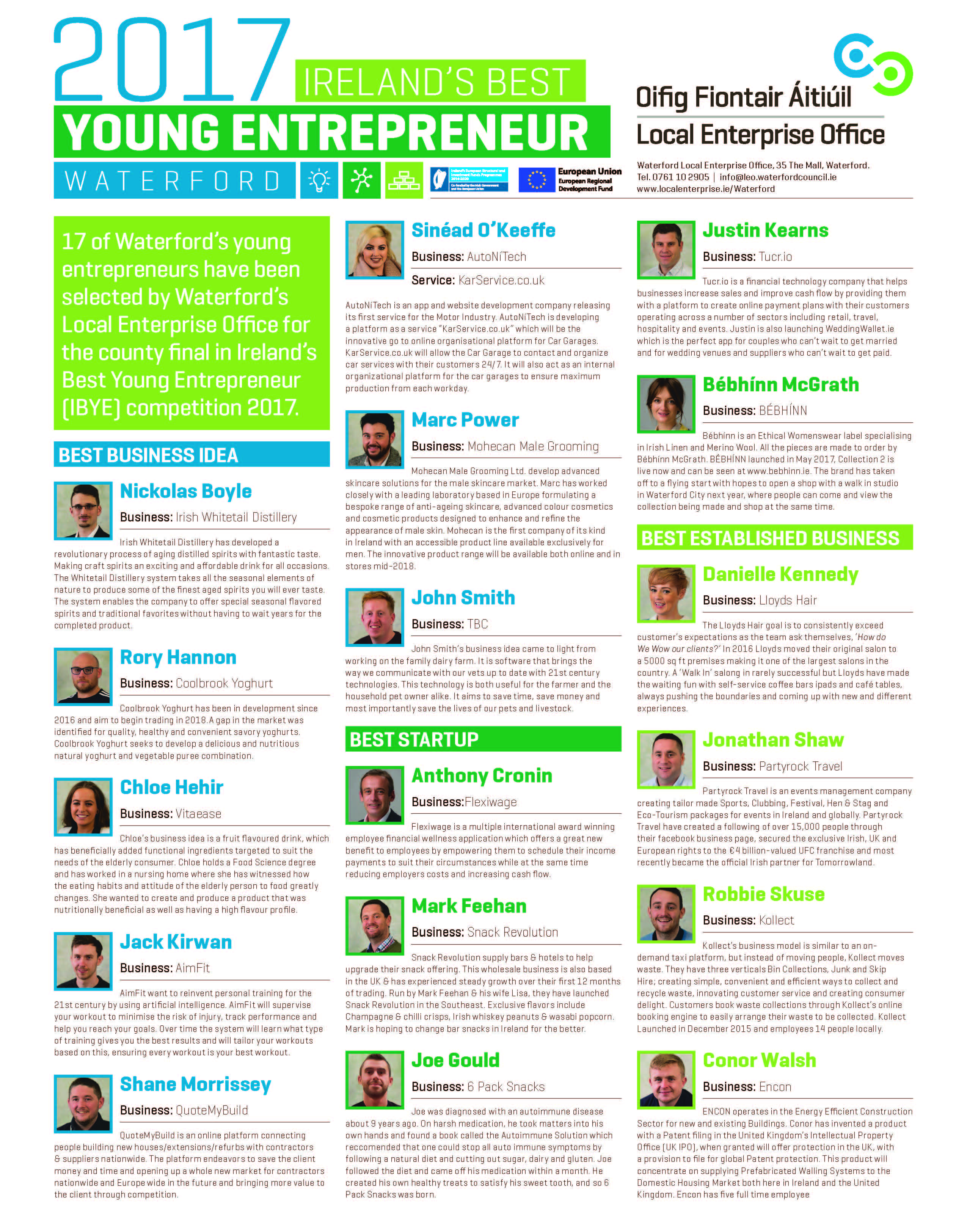 IBYE_Waterford_Finalists