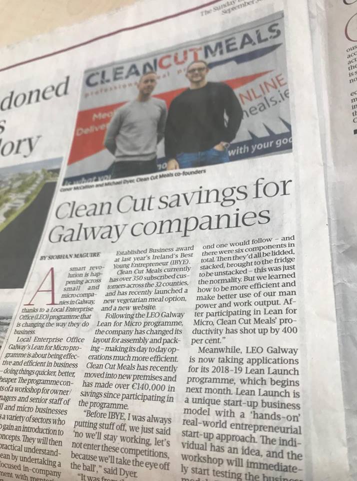 Sunday Business Post LEO Galway feature