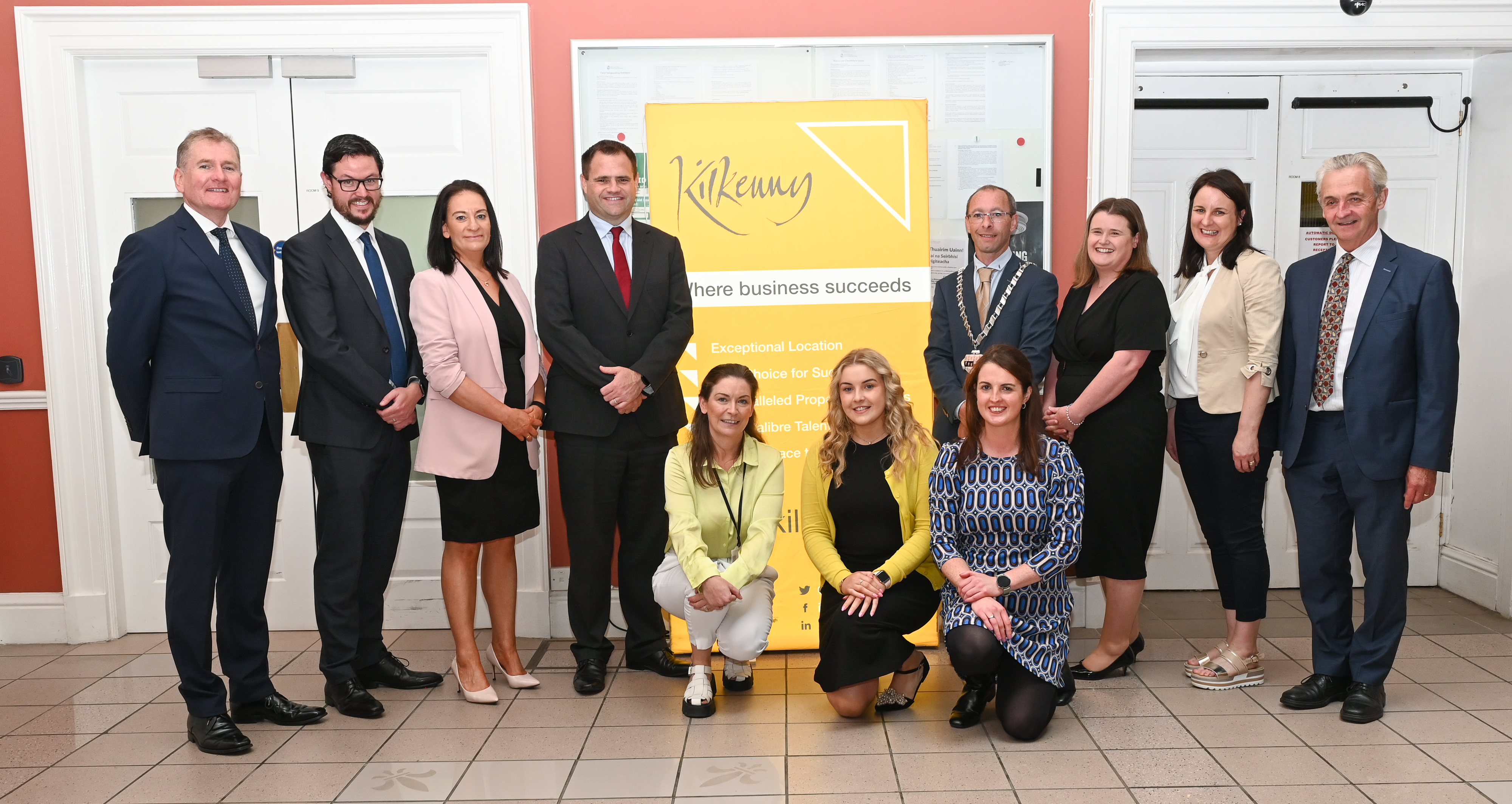 Minister of State for Business, Employment and Retail, Neale Richmond TD  visited the Local Enterprise Office Kilkenny (LEO) 2