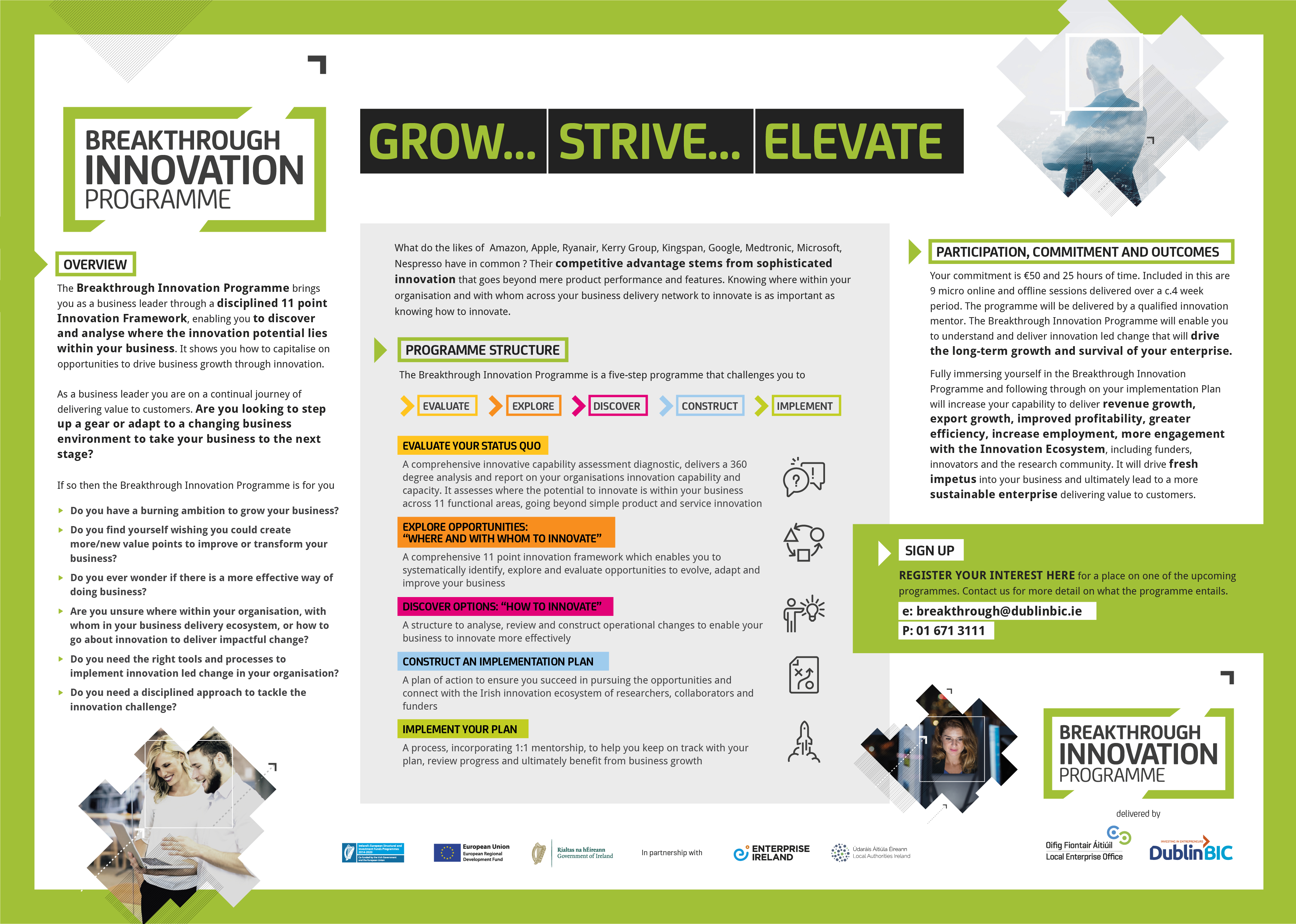 Breakthrough Innovation Programme Flyer